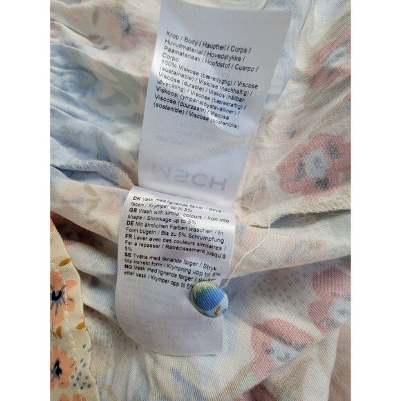 MSCH Copenhagen Ashlyn Raye 2/4 Dress AOP Small Multicolor 3/4 Sleeve Casual - Picture 6 of 10